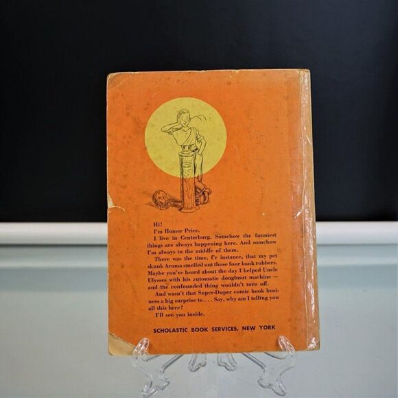 Homer Price By Robert McCloskey 1965 Vintage Children Book Scholastic Paper Back - Picture 2 of 10